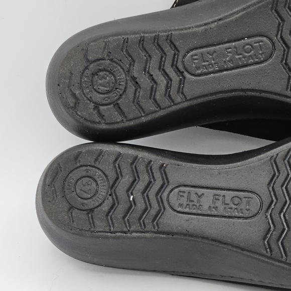 Fly Flot made in Italy leather anti-shock sandals size 37 US size 6 - Picture 10 of 16
